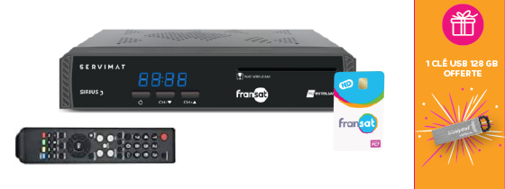 Achat SERVIMAT SIRIUS 3 HD