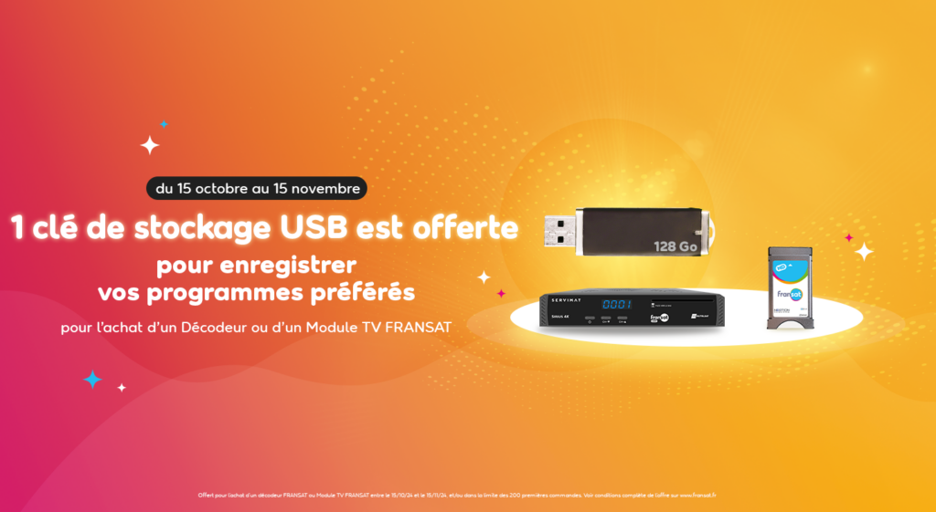 Promo Clé USB offerte