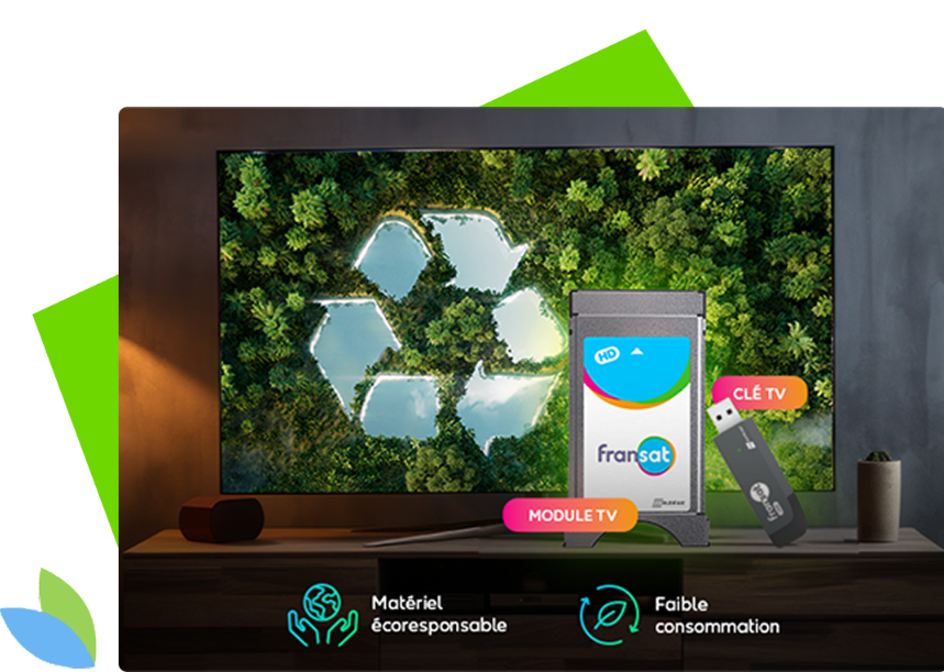 Choisissez un équipement TV compact et responsable